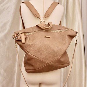 OFFERS CONSIDERED Pebbled Leather Convertible Bag